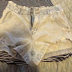 These are jeans from SO they are a lighter colored high rise mom jeans